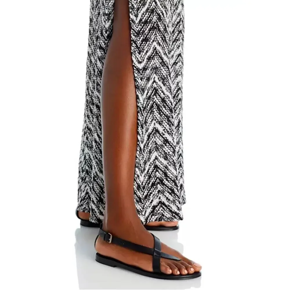 Ramy Brook Taytum Space Dye Chevron Knit Swim Cover Up Pants Size Large - Picture 3 of 12